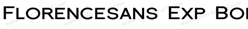 Florencesans Exp Bold字体转换